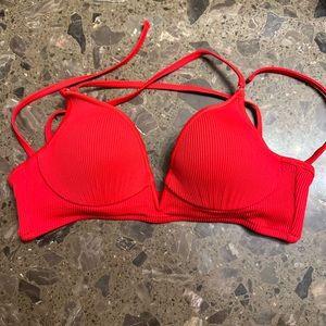 Red Bikini V Top